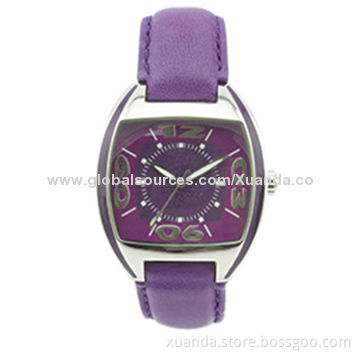 Fashion watch, latest fashion stainless steel case, with water resistor, hot selling